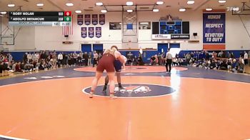 285 lbs 3rd Place Match - Adolfo Betancur, Johnson & Wales (ri) vs Rory Nolan, Norwich