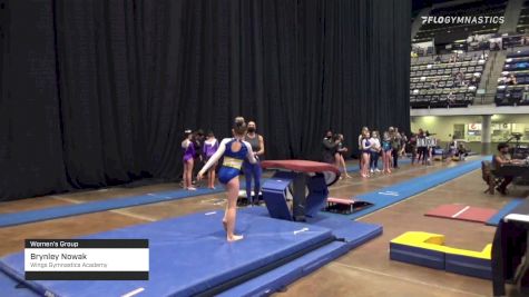 Brynley Nowak - Women's Group, Wings Gymnastics Academy - 2021 Women's Xcel Region 4 Championships