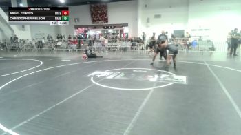 190 lbs Quarterfinal - Angel Cortes, Mater East vs Christopher Nelson, Madera Grapplers WC