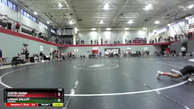 125 lbs Champ. Round 2 - Justin Shaw, Ouachita Baptist vs Logan Sallot, Gannon