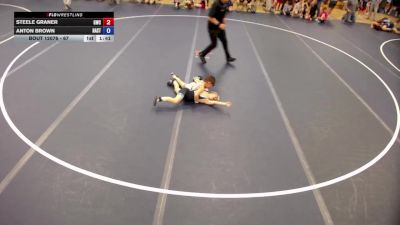67 lbs Cons. Round 2 - Steele Graner, Guerrilla Wrestling Club vs Anton Brown, Hastings