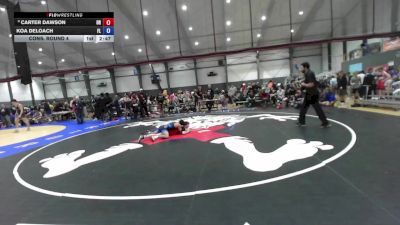 Junior Boys FS - 120 lbs Cons. Round 4 - Carter Dawson, OR vs Koa DeLoach, FL