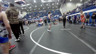 126 lbs Quarterfinal - Tucker Layne, Midwest City Bombers Youth Wrestling Club vs Vance Sandberg, Standfast OKC