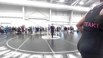 155 lbs Quarterfinal - Maikela Mateaki, Westlake Wrestling Club vs Morgan Holdaway, JWC Girls