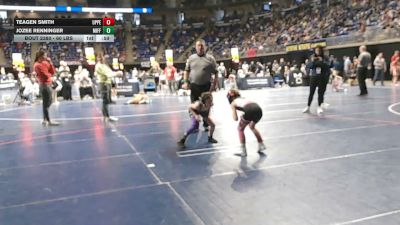 60 lbs Consy 2 - Teagen Smith, Upper St. Clair vs Jozee Renninger, Mifflin County