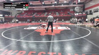 133 lbs Cons. Semi - Marcel Lopez, SIUE vs Jackson Tucker, Little Rock