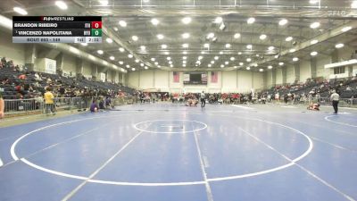 149 lbs 3rd Place Match - Vincenzo Napolitana, NYU vs Brandon Ribeiro, Ithaca