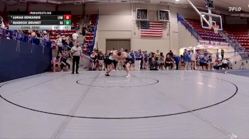 157 lbs Cons. Semi - Lukas Edwards, Lewisburg vs Maddox Brunet, New Albany High School