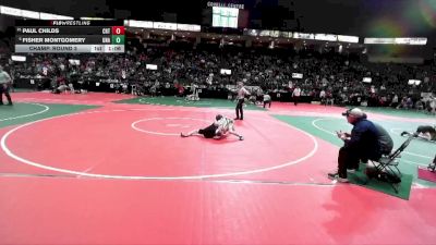 108 lbs Champ. Round 3 - Fisher Montgomery, Unattached vs Paul Childs, CRT2