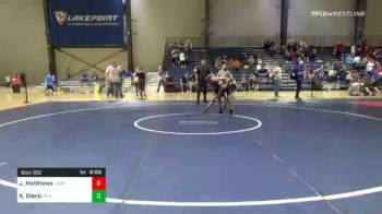 110 lbs Consolation - Jacob Matthews, Lumpkin County Park And Rec vs Kashmere Glenn, Villa Rica Wrestling