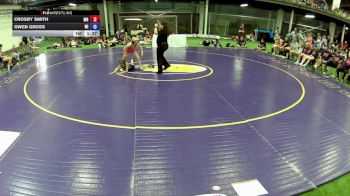 75 lbs Crosby Smith, Minnesota vs Gwen Gross, Wisconsin