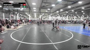 46 lbs Semifinal - Truett Dickey, McKinleyville vs Levi Escarcega, Manu WC