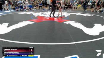 70-77 lbs Round 3 - Carson Martin, MT vs Anthony Sunnell, OR
