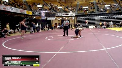 174 lbs Cons. Round 1 - Luke Henderson, Colorado State University vs Daniel Stephens, Cowley CC