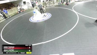 77 lbs Champ. Round 2 - John Thomas, Orange County RTC vs Grae Castro, Total Kaos Wrestling Club