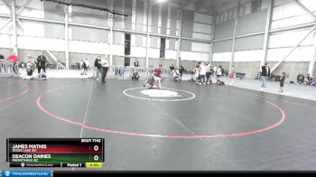 70-72 lbs Round 3 - James Mathis, Moses Lake WC vs Deacon Daines, Prometheus WC