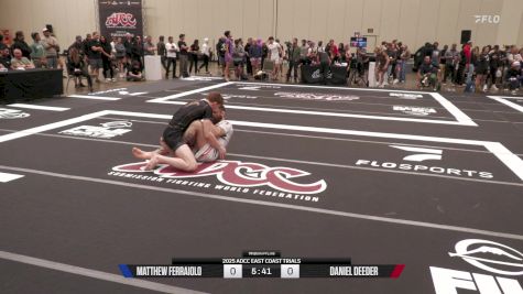 Daniel Deeder vs Matthew Ferraiolo 2025 ADCC East Coast Trials