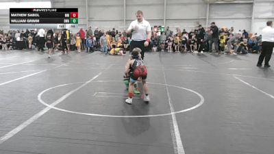 40 lbs Round 4 (6 Team) - Mathew Sabol, Mitten Mayhem vs William Grimm, Donahue WA