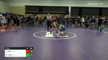 77 lbs Prelims - Alexander West, Triumph Maize MS vs Will Yordy, Triumph Blue MS