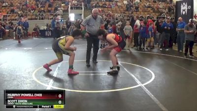 140/HWT Round 4 - Murphy Powell (140), CEWA vs Scott Dixon, Sidney Youth Wrestling