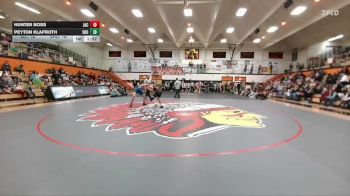 157 lbs Round 2 (6 Team) - Peyton Klaproth, Shoshoni vs Hunter Boss, Jackson