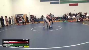 201 lbs Semifinal - Sebastian Herrera, Desert Oasis vs Jackson King, Shadow Ridge