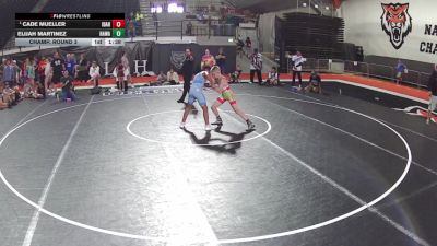 92 lbs Champ. Round 3 - Cade Mueller, Idaho vs Elijah Martinez, Hawaii