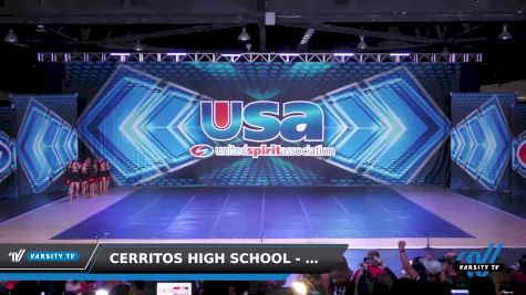 Cerritos High School - Cerritos Varsity Pom [2022 Varsity - Song/Pom - Novice] 2022 USA Nationals: Spirit/College/Junior