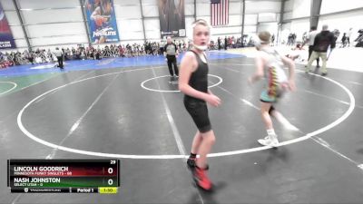 110 lbs Rd# 2 10:30am Friday - Bryce Siem, Minnesota Funky Singlets vs Merrill Jacobson, SELECT Utah