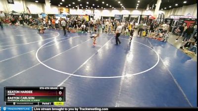 80 lbs Round 3 - Easton Carlson, Sanderson Wrestling Academy vs Keaton Hardee, Ravage