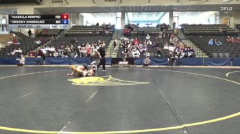 180 lbs 1st Place Match - Isabella Renfro, Fort Hays State vs Destiny Rodriguez, McKendree University