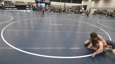144 lbs Champ. Rd Of 64 - Elijah Rieser, New Ulm Rolling Thunder Wrestling Club vs Michael Saba, Black Fox Wrestling Academy