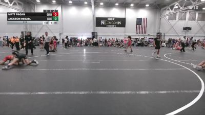 113 lbs Round 3 (4 Team) - Jackson Hetzel, South Side WC Black vs Matt Pagan, Cordoba Trained