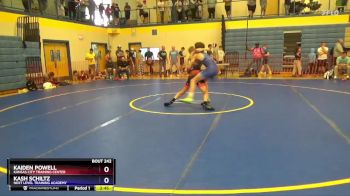 126 lbs Cons. Semi - Kaiden Powell, Kansas City Training Center vs Kash Schiltz, Next Level Training Academy