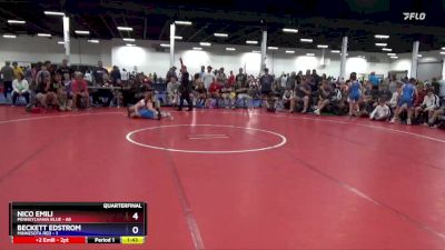 83 lbs Quarters & 1st Wb (16 Team) - Nico Emili, Pennsylvania Blue vs Beckett Edstrom, Minnesota Red