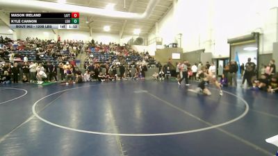 120B lbs Cons. Quarters - Mason Ireland, Layton vs Kyle Cannon, Lehi