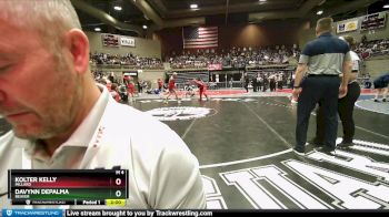 2A 120 lbs Quarterfinal - Kolter Kelly, Millard vs Davynn DePalma, Beaver