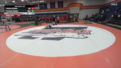 197 lbs 7th Place Match - Aidan Gassel, Case Western Reserve vs Tucker Seidel, Messiah College
