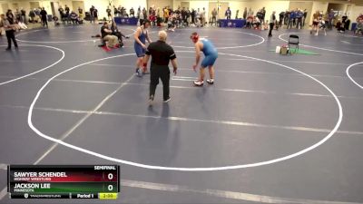 250 lbs Semifinal - Jackson Lee, Minnesota vs Sawyer Schendel, Highway Wrestling