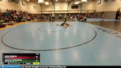 138 lbs Placement - Jack Noblin, Douglas vs Westly Waldron, East Renegade