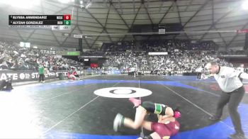 Girls 4A 100 lbs Cons. Semi - Alyzah Gonzalez, Richland (Girls) vs Elyssa Armendariz, Moses Lake (Girls)