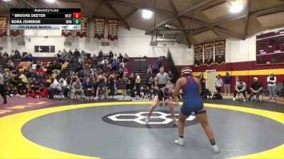 140 lbs 7th Place Match - Nora Johnson, Bishop Hartley vs Brooke Deeter, West Field HS