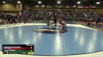 145 lbs Cons. Semi - Jonathan Malovich, Platte Valley vs Tyler Valdez, Falcon