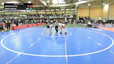 150 lbs Quarterfinal - Carter Mayotte, Pinkerton Academy vs James Tildsley, Shawsheen