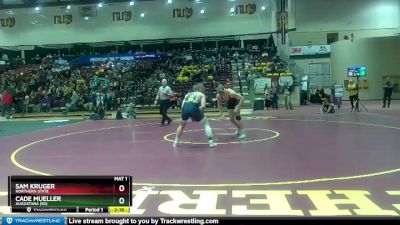 184 lbs Cons. Round 2 - Sam Kruger, Northern State vs Cade Mueller, Augustana (SD)