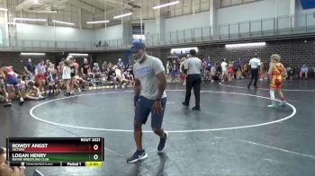 95 lbs Quarterfinal - Logan Henry, Rayne Wrestling Club vs Rowdy Angst, Victory