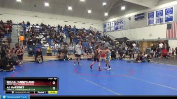 70 lbs Cons. Round 1 - Aj Martinez, Temecula Wrestling Kids Club vs Bruce Pennington, Hemet Youth Wrestling Club