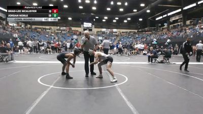 141 lbs Cons. Round 2 - Jordan Noble, Unattached vs Brad-Lee McAlister, Friends University