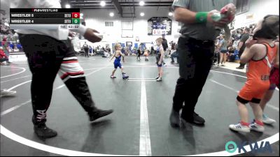 45 lbs Round Of 16 - Brooks Kilmer, Harrah Little League Wrestling vs Colt Byler, Little Axe Takedown Club