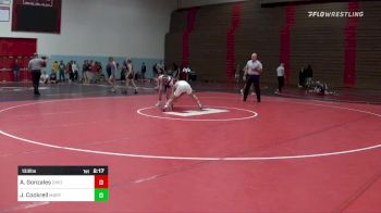 133 lbs Quarterfinal - Andre Gonzales, Ohio State - Unatt vs Jackson Cockrell, Maryland - Unatt